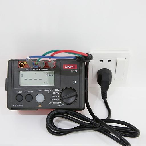 Измерители сопротивления UNI-T Измеритель сопротивления заземления и изоляции UT526, заземление и изоляция, до 1000В, до 500МОм фото 7