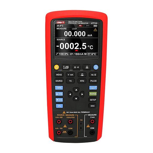 Прочие измерители UNI-T Калибратор UT725, калибровка мА, Вт, температура, частота, сопротивление фото 1