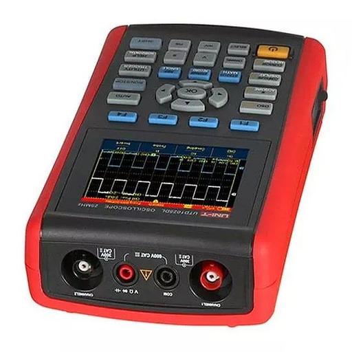 Осциллографы UNI-T Портативный осциллограф UTD1025DL, 2 канала, 25 МГц, 250 МВыб/с фото 2