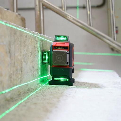 Прочие измерители UNI-T Лазерный нивелир LM576LD, 3D 16 линий, Osram зеленый свет, рабочее расстояние 30 м фото 4