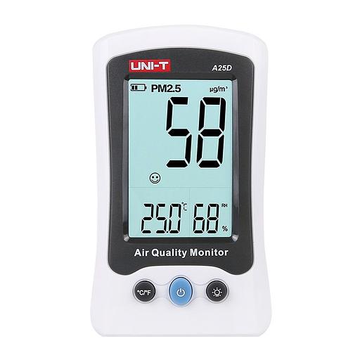 Прочие измерители UNI-T Измеритель качества воздуха A25D, может использоваться в домах, офисах, отелях, школах, фабриках, больницах, ресторанах и других общественных местах, точность +-1C фото 2