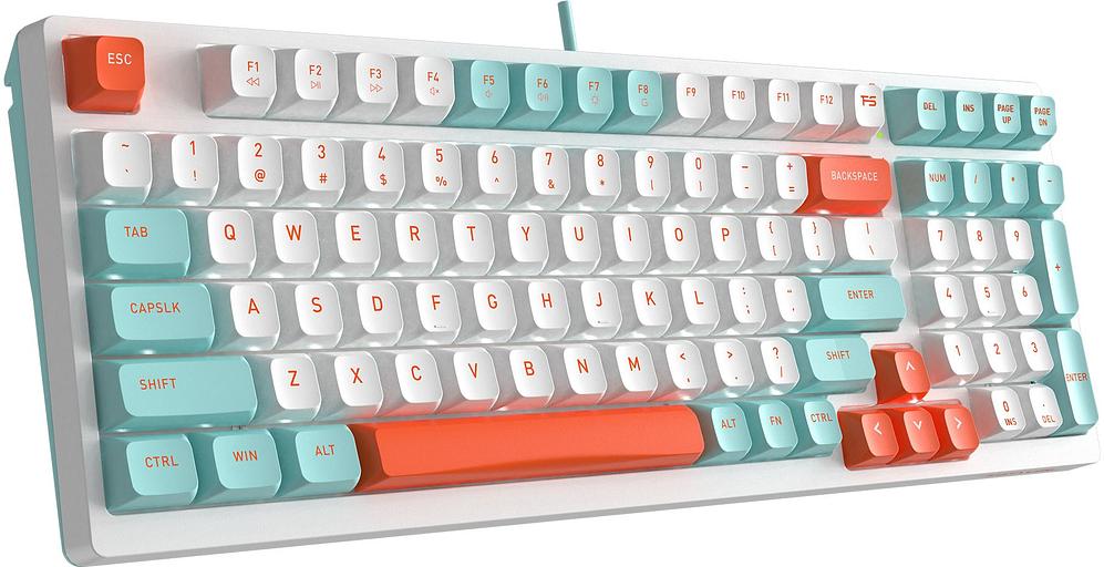 Клавиатура A4Tech Fstyler FS300 механическая белый USB for gamer LED (FS300 PANDA SNORKLENING) фото 3