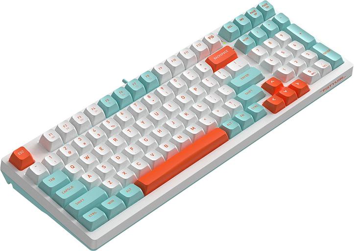 Клавиатура A4Tech Fstyler FS300 механическая белый USB for gamer LED (FS300 PANDA SNORKLENING) фото 5