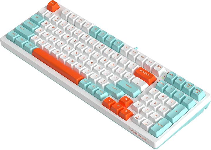 Клавиатура A4Tech Fstyler FS300 механическая белый USB for gamer LED (FS300 PANDA SNORKLENING) фото 6