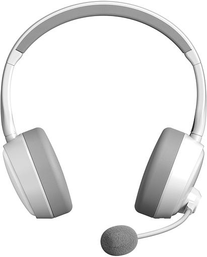 Наушники с микрофоном A4Tech BH230 белый мониторные BT оголовье (BH230 WHITE) фото 6