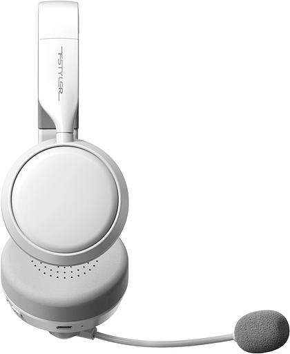 Наушники с микрофоном A4Tech BH230 белый мониторные BT оголовье (BH230 WHITE) фото 9