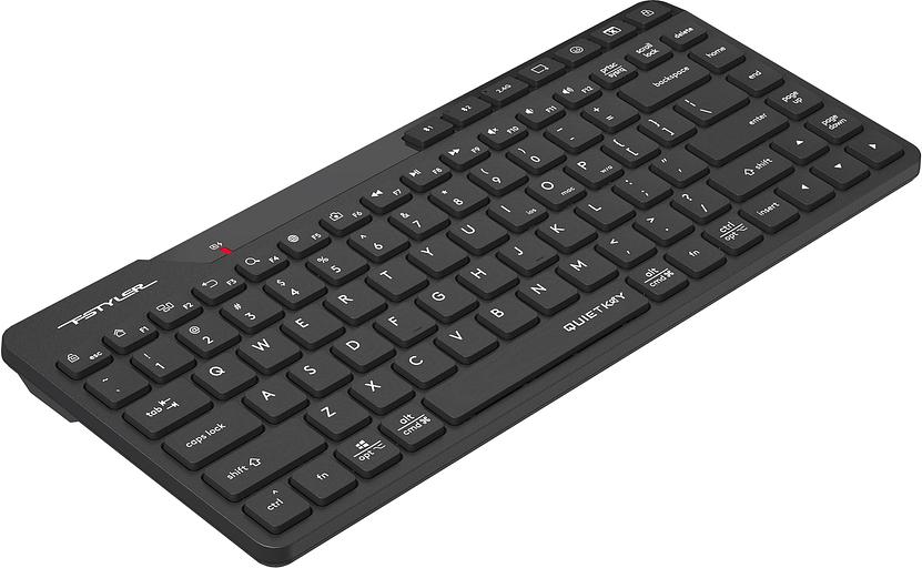 Клавиатура A4Tech Fstyler FBK26C AS черный USB беспроводная BT/Radio slim Multimedia (FBK26C AS) фото 4