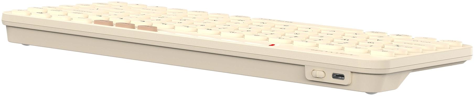 Клавиатура A4Tech Fstyler FBK36C AS бежевый USB беспроводная BT/Radio slim Multimedia (FBK36C AS) фото 8