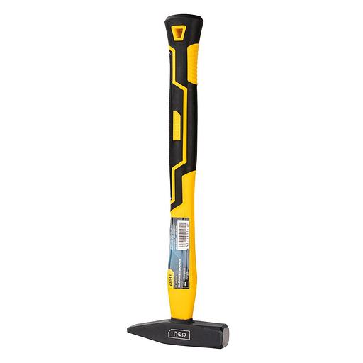 Ударно-рычажный инструмент Deli Слесарный молоток Deli DL442003 300 гр Фиберглассовая рукоять. фото 2