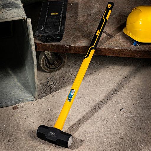 Ударно-рычажный инструмент Deli Кувалда Deli DL6913 4,5кг рукоятка из высокопрочного стекловолокна фото 5