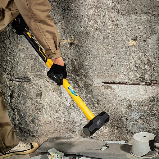 Ударно-рычажный инструмент Deli Кувалда Deli DL6913 4,5кг рукоятка из высокопрочного стекловолокна фото 6