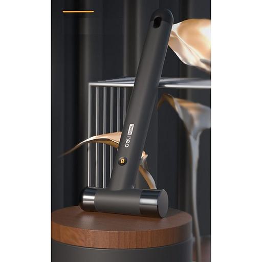 Ударно-рычажный инструмент молоток Deli Home Series Black HT7008 вес бойка 250 гр, эксклюзивный дизайн, рукоятка из высококачественного софттач пластика фото 6