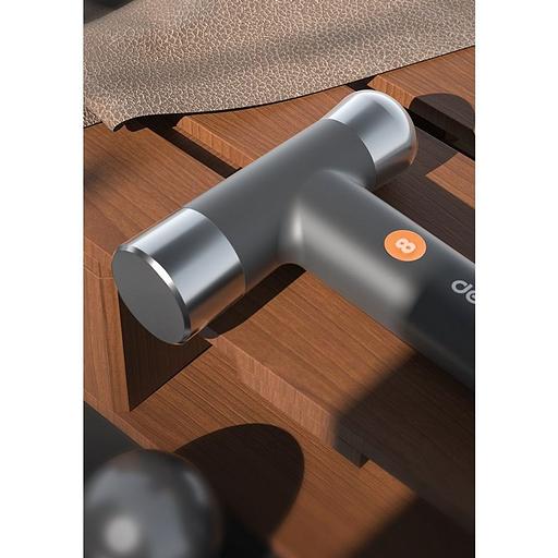 Ударно-рычажный инструмент молоток Deli Home Series Gray HT7008C вес бойка 250гр, эксклюзивный дизайн, рукоятка из высококачественного софттач пластика фото 7