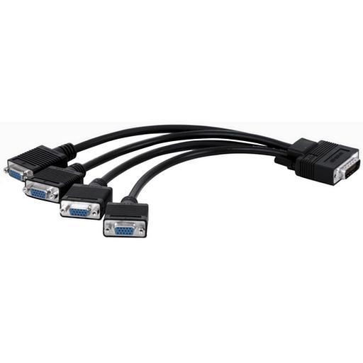 Кабель Matrox Кабель интерфейсный Matrox (CAB-L60-4XAF) Quad analog upgrade cable (Кабель для апгрейда 3-х портовой карты в 4-х портовую) фото 1
