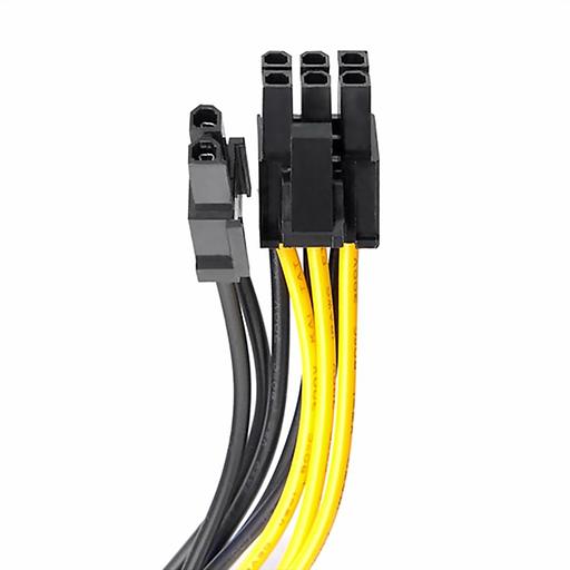 Кабель Thermaltake Thermaltake CPU 8Pin to Dual PCI-E 6+2Pin Splitter Cable AC-006-CNONAN-P1 CPU 8pin to dual PCI-E AC-006-CNONAN-P1 6+2pin splitter cable converts CPU/EPS 8pin connector into 2 PCI-E connectors, and it’s compatible with both 6pin and 8pin фото 2