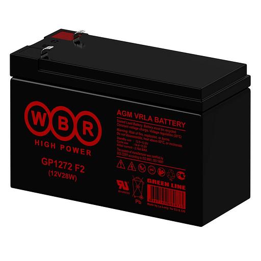 Аккумулятор WBR GP1272 F2 (12V28W) фото 2