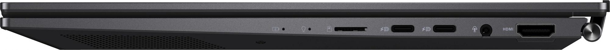 Ноутбук Asus Zenbook 14 UM3402YA-KP854 Ryzen 5 7430U 16Gb SSD512Gb AMD Radeon 14" IPS WQXGA (2560x1600) noOS black WiFi BT Cam Bag (90NB0W95-M01KZ0) фото 8