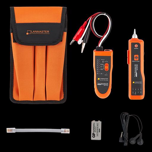 Набор для трассировки Набор для трассировки щуп + тон-генератор, с тестированием разводки витой пары (LAN-TST-TPK-300N) фото 1