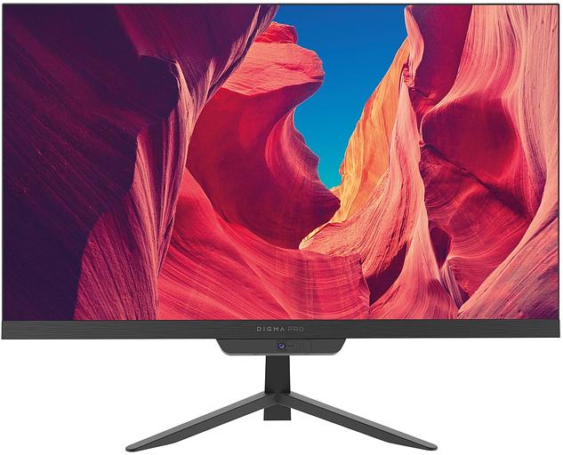 Моноблок Digma Pro Base 23.8" Full HD i3 12100 (3.3) 8Gb SSD512Gb UHDG 730 CR Windows 11 Professional GbitEth WiFi BT 90W клавиатура мышь Cam черный 1920x1080 фото 1