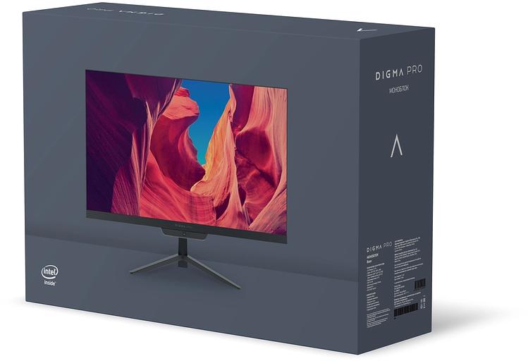 Моноблок Digma Pro Base 23.8" Full HD i3 12100 (3.3) 8Gb SSD512Gb UHDG 730 CR Windows 11 Professional GbitEth WiFi BT 90W клавиатура мышь Cam черный 1920x1080 фото 6