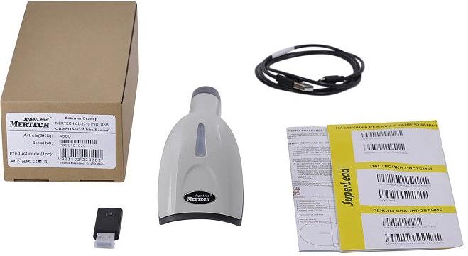 Сканер штрих-кода Mertech CL-2310 1D/2D белый (4839) фото 9