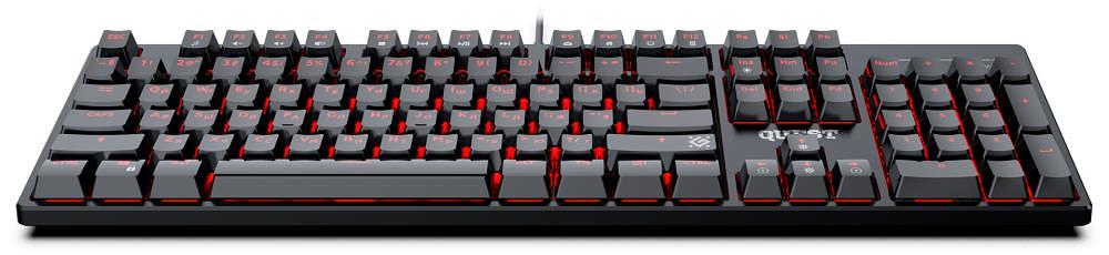 Клавиатура MECHANICAL QUEST GK-596 RU 45596 BLK DEFENDER фото 4