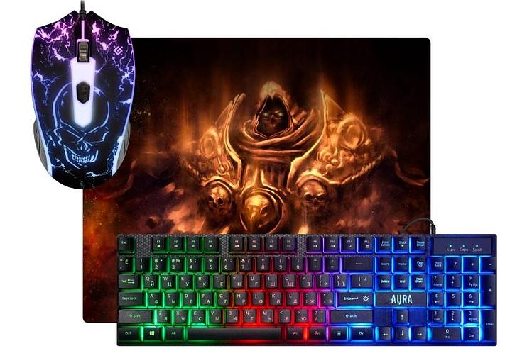 Клавиатура + мышка +PAD AURA MKP-117 RU 52117 DEFENDER фото 10