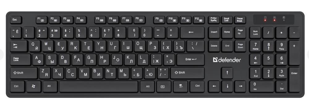 Клавиатура + мышка LIMA C-993 RU BLACK 45993 DEFENDER фото 2