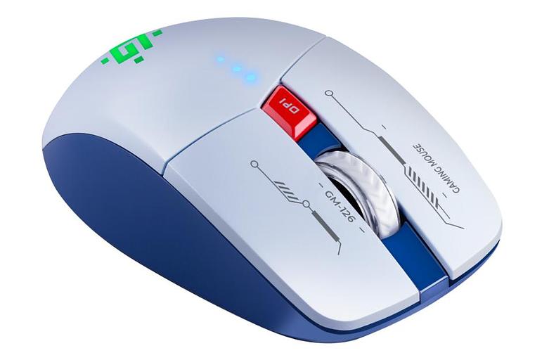 Мышка TISA GM-126 WHITE/BLUE 52126 DEFENDER фото 1