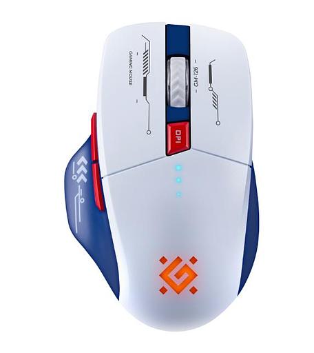 Мышка TISA GM-126 WHITE/BLUE 52126 DEFENDER фото 3