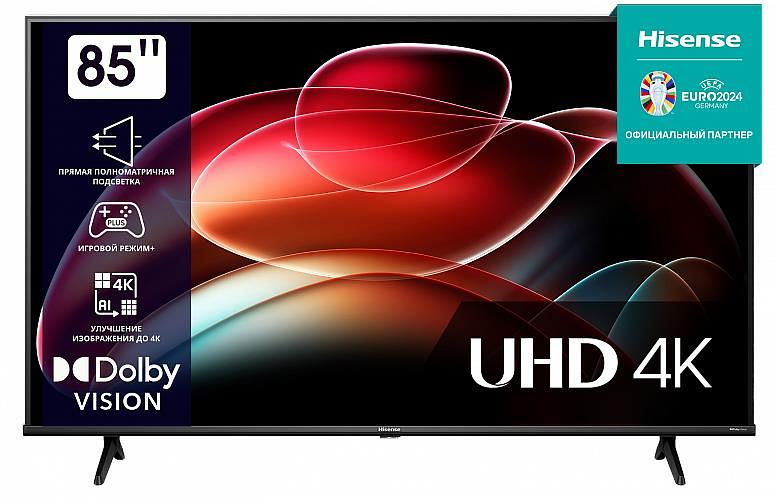 Телевизор UHD 4K 85" 85A6K HISENSE фото 1