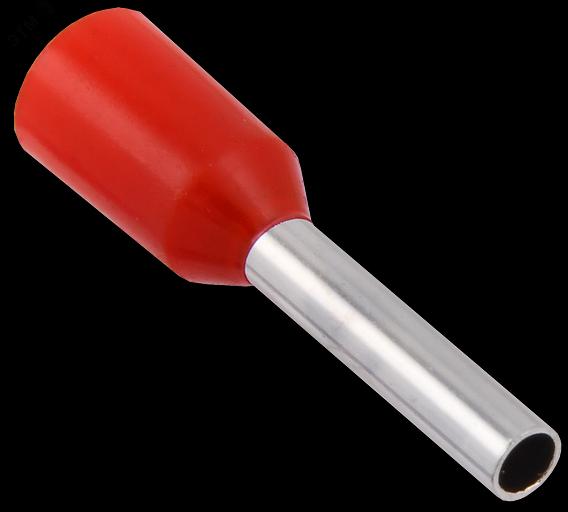 Наконечник НШВИ 1,0-08 1мм2 с изолированным фланцем (100шт/упак) GENERICA фото 1