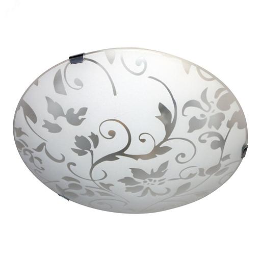 Светильник НПБ-01-2х60-139 М16 Эрика 300 матовый белый /клипсы штамп металлик индивидуальная упаковка фото 3