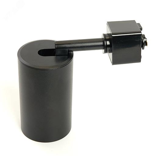 Светильник трековый на шинопровод ДПО GU10 без лампы IP40 черный фото 3