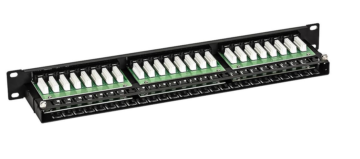Патч-панель высокой плотности 19'. 48 портов RJ-45. UTP. Cat.5e. 1U фото 1