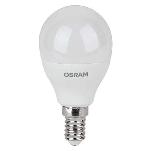 Лампа светодиодная LED 10 Вт E14 3000К 800Лм шарик 220 В (замена 75Вт) OSRAM фото 2