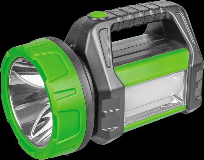 Фонарь светодиодный NPT-SP18-ACCU 5Вт+20LED 250лм 450м аккумуляторный прожектор+кемпинг пластик 2Ач фото 1