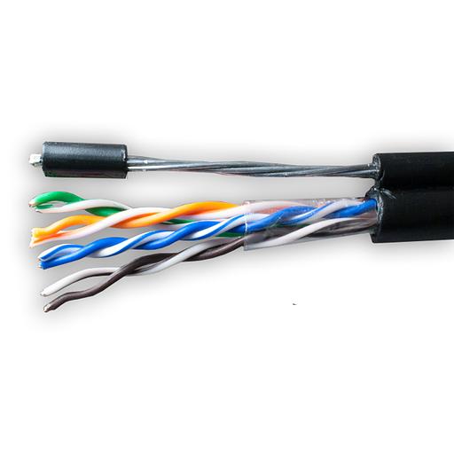 Витая пара Standard UTP 5e 4x2xAWG24 Cu PE Out. T-FG8 (трос) 305м фото 1