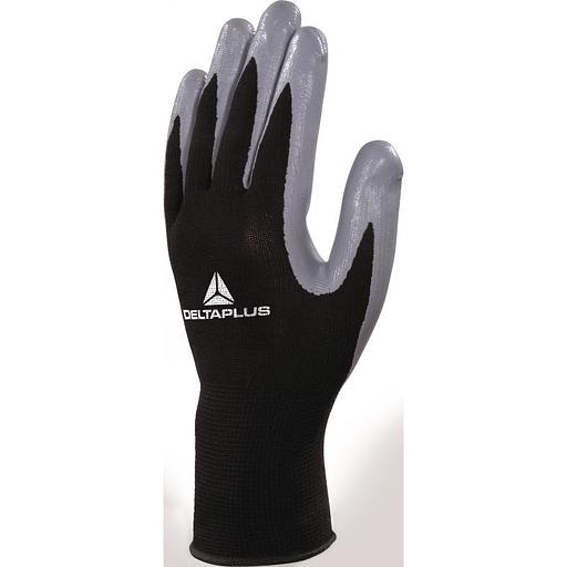 Перчатки полиэстеровые с нитрильным покрытием VE712 р.9 фото 1