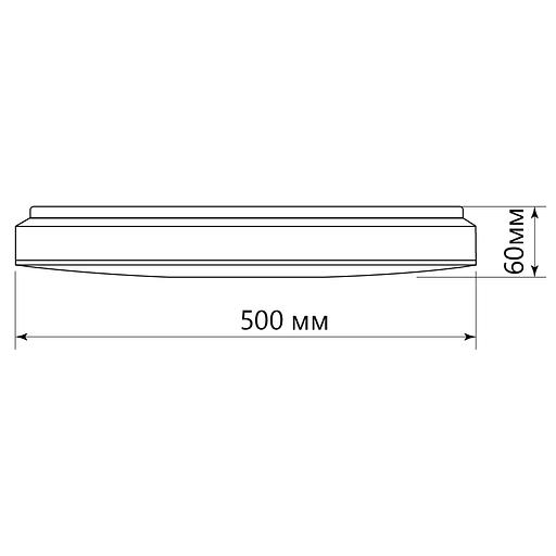 Светильник светодиодный ДБО-72w 3000-6000К max.5760Лм управляемый фото 6