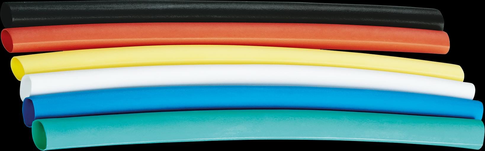 Набор термоусадочных трубок 4/2 (6 цветов по 3шт) 10см фото 1