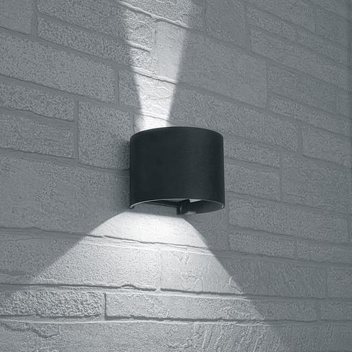 Светильник светодиодный уличный ДБУ-2х3w вверх/вниз 4000К IP54 черный фото 4