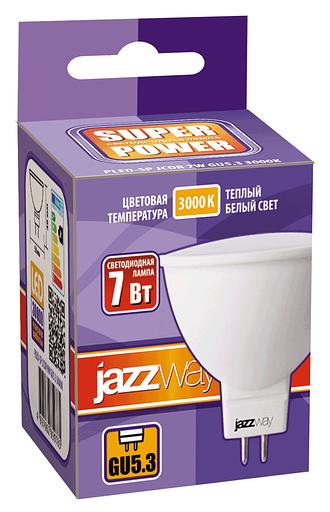 Лампа светодиодная LED 7Вт GU5.3 230V/50Hz теплый SP фото 2