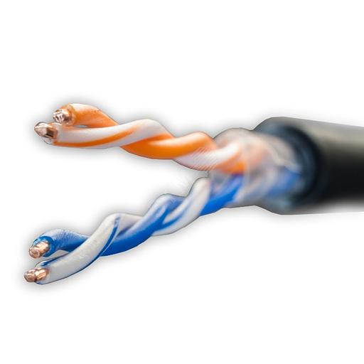 Витая пара UTP 2 пары AWG 24 Cat.5e внешняя Cu Standard (UTP 2x2x0,48 5e Out/Cu) фото 1