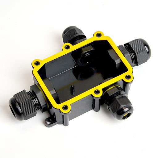 Коробка распределительная водонепроницаемая 4 выхода, с клеммой в комплекте, фото 2