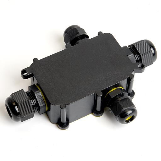 Коробка распределительная водонепроницаемая 4 выхода, с клеммой в комплекте, фото 4