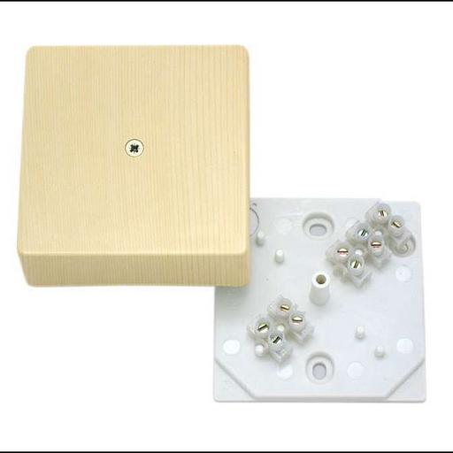 Коробка клеммная 75х75х30мм сосна фото 1