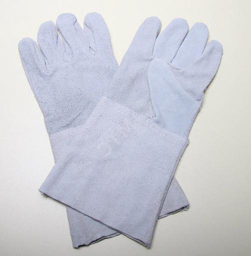 Краги спилковые удлиненные фото 1