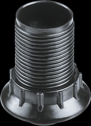 Патрон люстровый Е14 карболитовый с кольцом черный фото 1