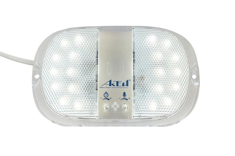 Светильник светодиодный Персей 8Вт, 8 00Лм, 220В с оптико-акустическим датчиком, многорежимный, регулировка акуст. датчика и времени свечения, защита от краж, антивандальный фото 2